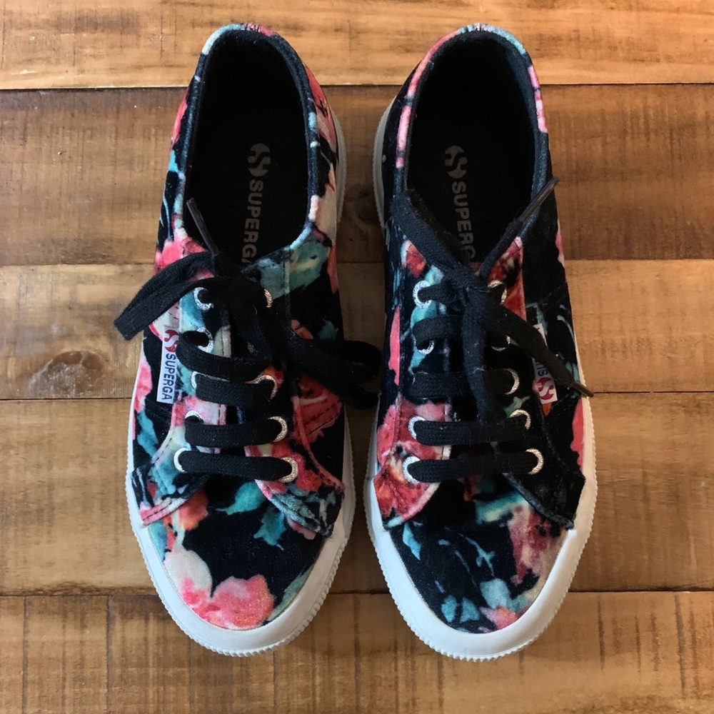 Superga Velvet Sneakers